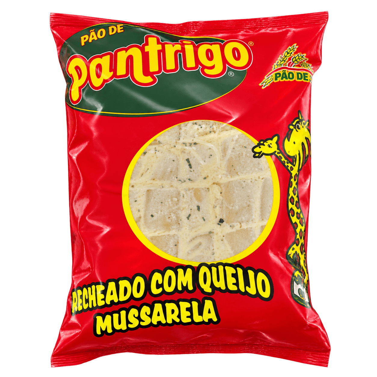 Pão de alho Pantrigo recheado com queijo mussarela