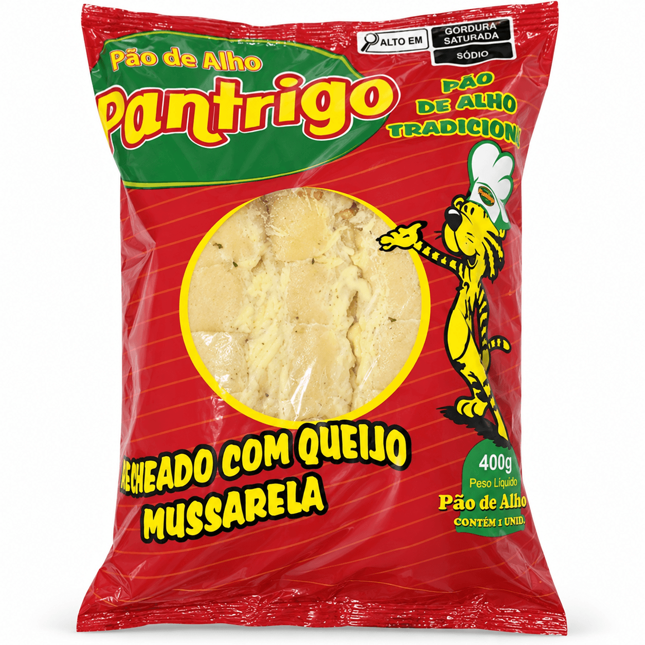 Embalagem de Pão de Alho Tradicional 400g